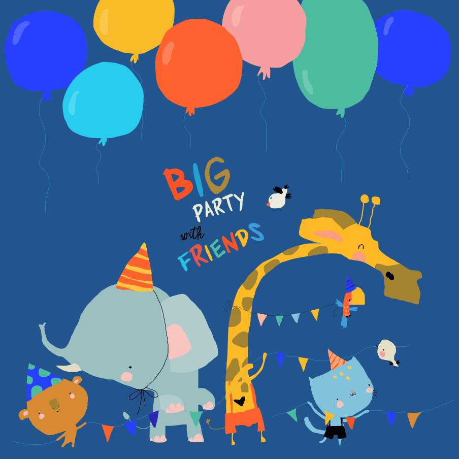 Birthday card design 8