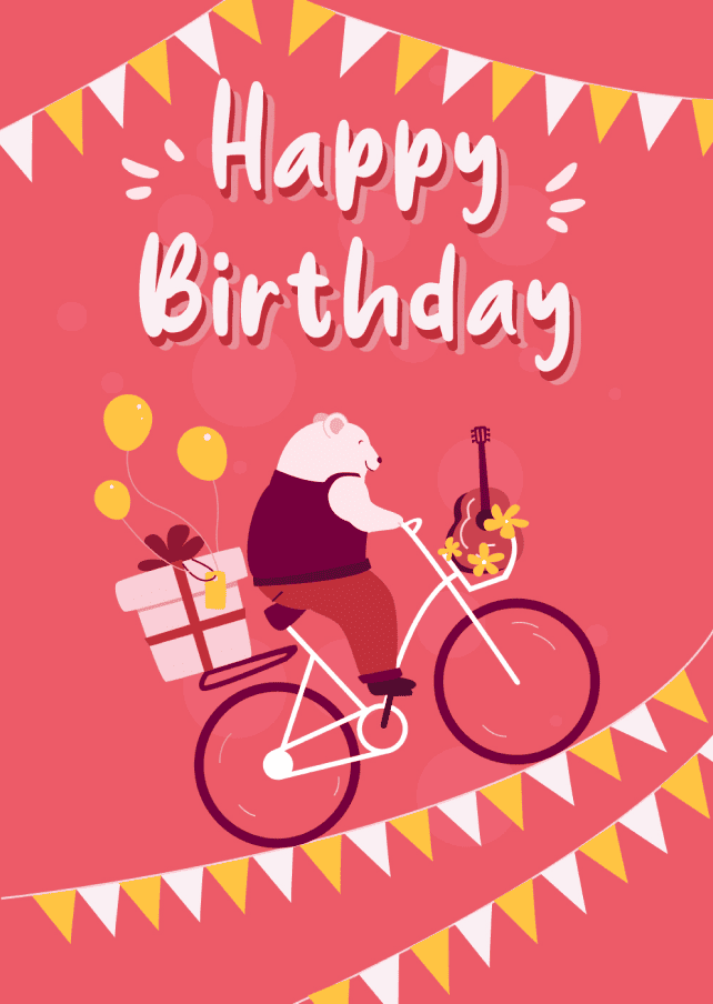 Birthday card design 12