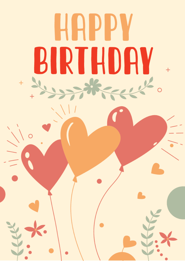 Birthday card design 13
