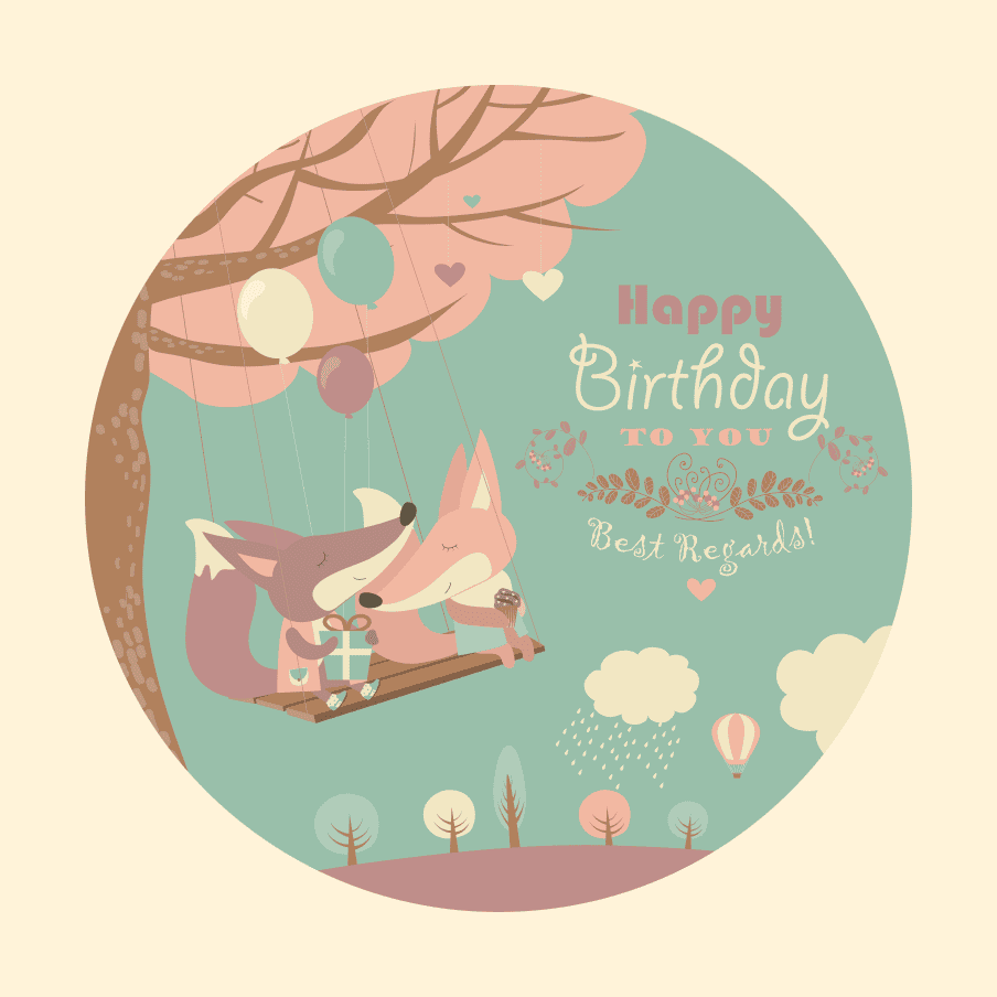 Birthday card design 14