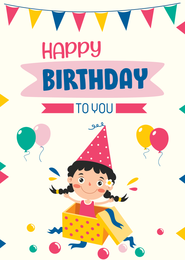 Birthday card design 3